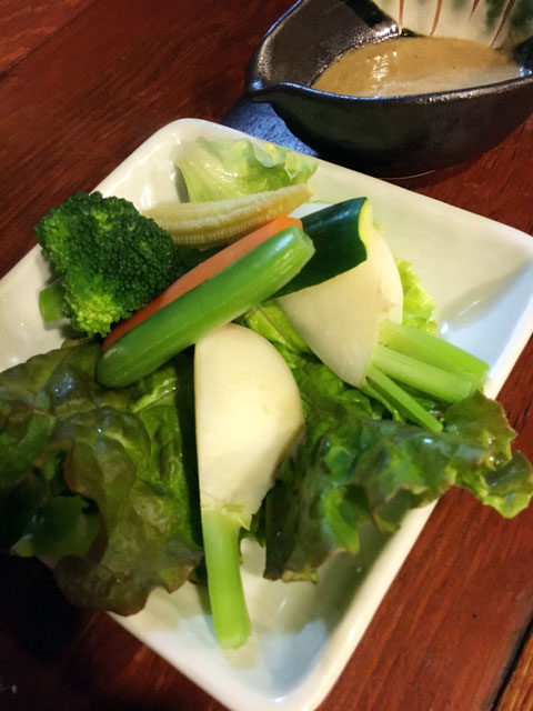 春野菜の温サラダ