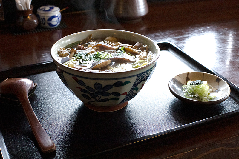 きのこ蕎麦